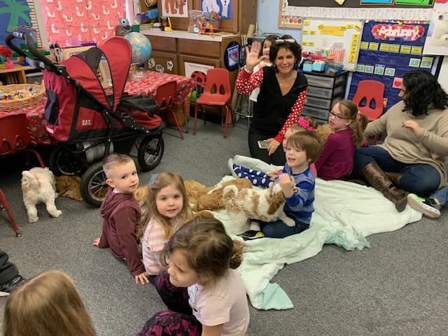 Pre-School Therapy Dog Session photo