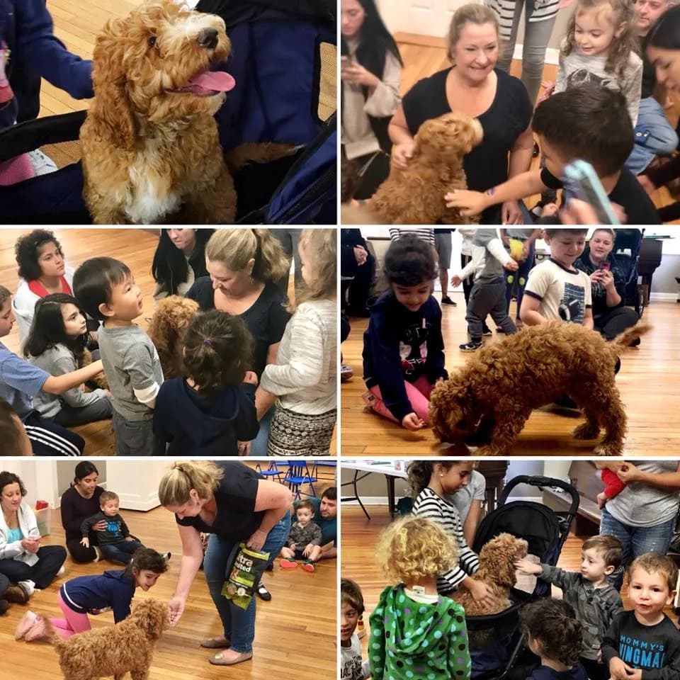 Eileen and Harry at the playgroup