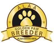 ALAA Golden Paw breeder